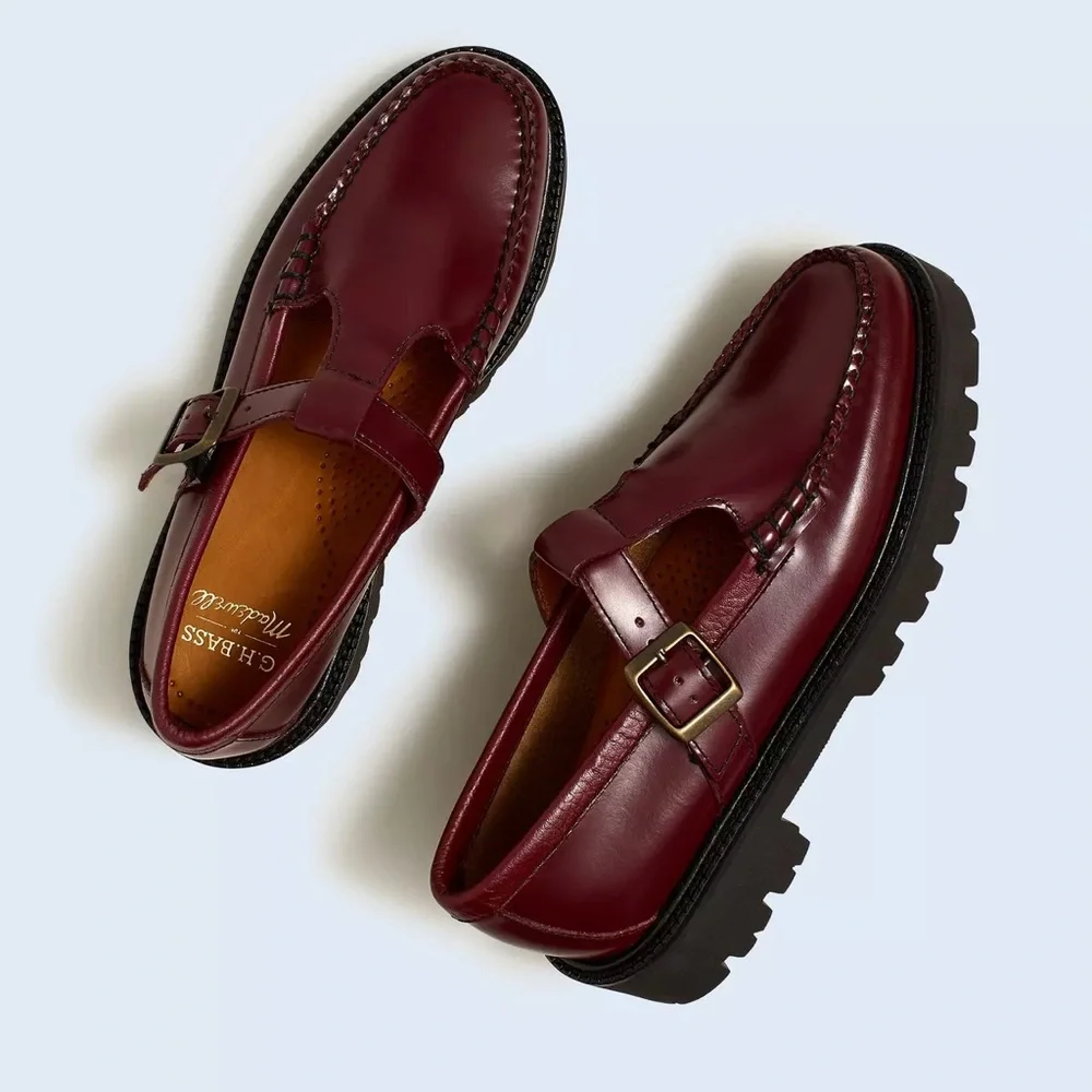 Madewell x GH Bass Mary Jane Loafers - Picture 1 of 6